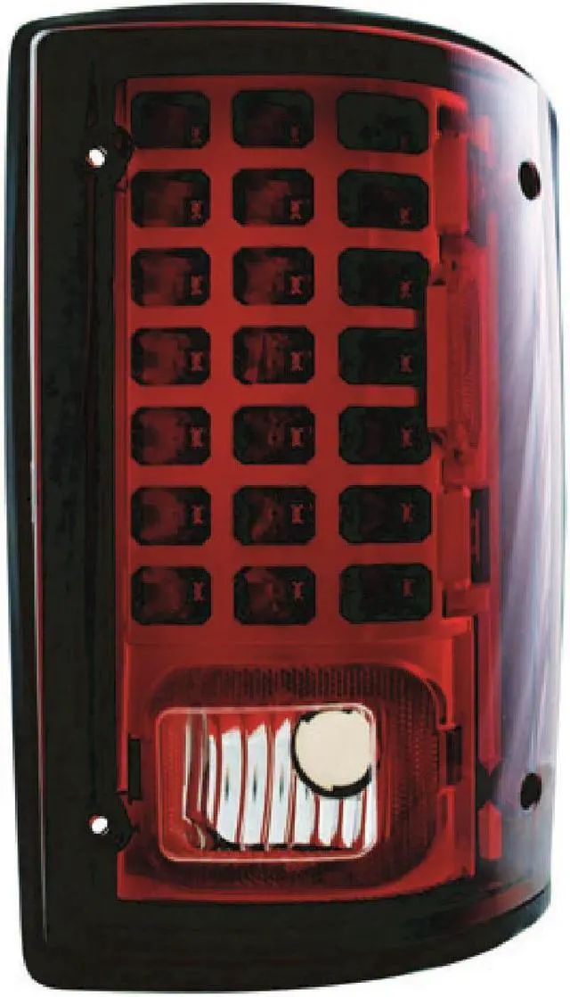Alt view image 2 of 4 - IPCW LEDT-502CR Ford Econoline 1995 - 2012 Tail Lamps, LED Ruby Red