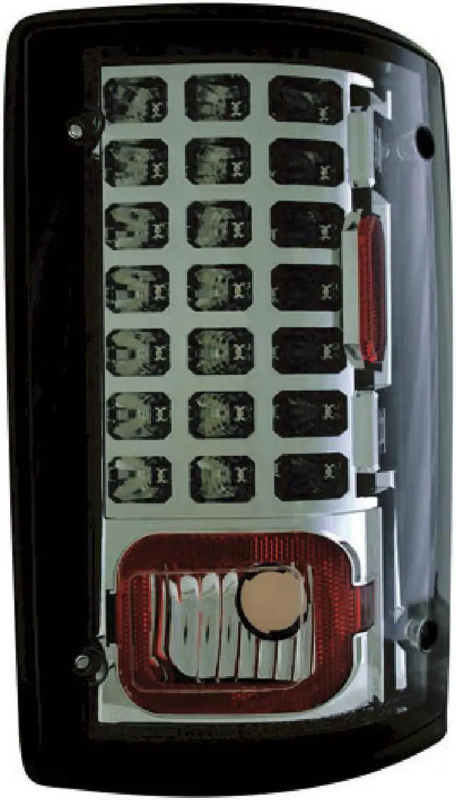 Alt view image 2 of 3 - IPCW LEDT-502CS Ford Econoline 1995 - 2012 Tail Lamps, LED Platinum Smoke
