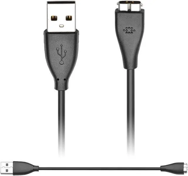 Alt view image 2 of 7 - USB Replacement Charging Cord Cable for Fitbit Charge HR Wristband Wireless Activity Tracker