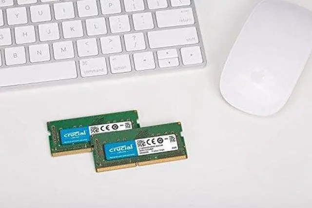 Alt view image 4 of 4 - Crucial 32GB Kit (16GBx2) DDR4 2400 MT/s (PC4-19200) DR x8 SODIMM 260-Pin for Mac - CT2K16G4S24AM