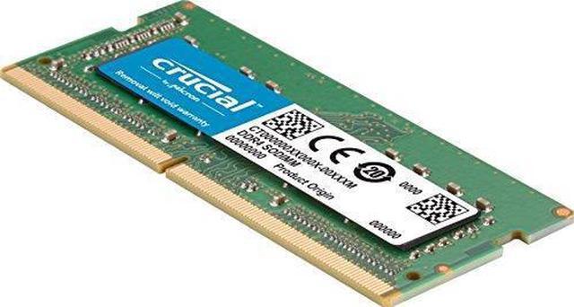 Crucial 32GB Kit (16GBx2) DDR4 2400 MT/s (PC4-19200) DR x8 SODIMM