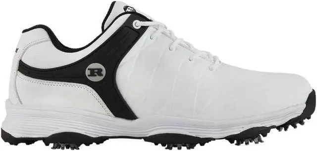 Alt view image 2 of 4 - Ram Golf FX Tour Mens Waterproof Golf Shoes - White / Black 12