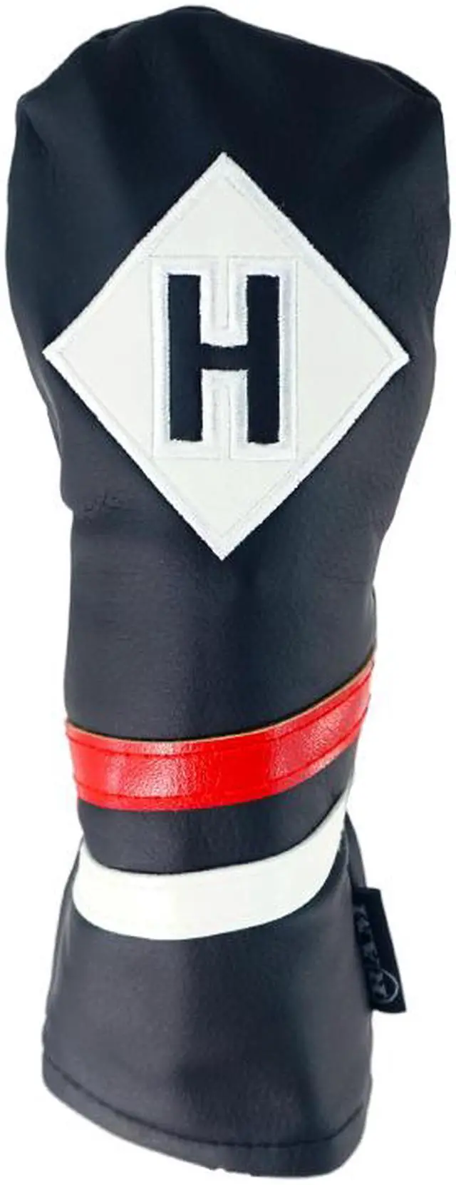 Main image of RAM GOLF PREMIUM VINTAGE STYLE PU LEATHER HEADCOVERS, RETRO BLACK, HYBRID