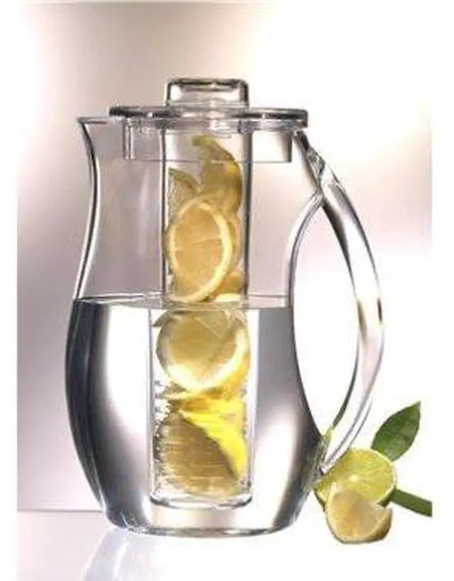  Prodyne Fruit Infusion Flavor Pitcher, Clear, 93 oz. : Home &  Kitchen