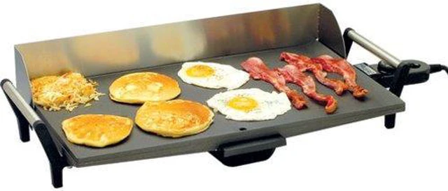 Main image of BroilKing Pro Gray Griddle With Stainless Handles And Backsplash - PCG-10