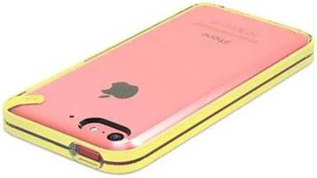 Alt view image 3 of 5 - PureGear Slim Shell Protective Cell Phone Case - Yellow - iPhone 5C