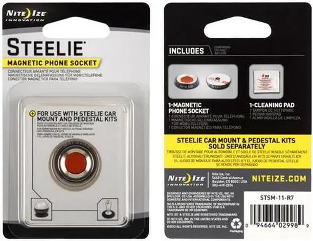 Alt view image 11 of 13 - NITE IZE STSM-11-R7 Steelie Magnet, Universal, Neodymium
