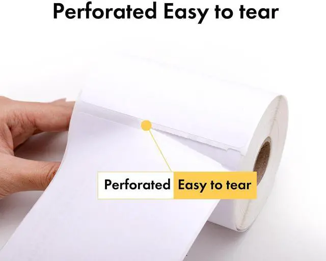 Alt view image 6 of 7 - HOUSELABELS Compatible DYMO 30321 Address Labels (1-4/10" x 3-1/2"), strong permanent adhesive, compatible with DYMO LW 450, 4XL, Rollo & Zebra Desktop Printers, 4 Rolls /1040 Labels