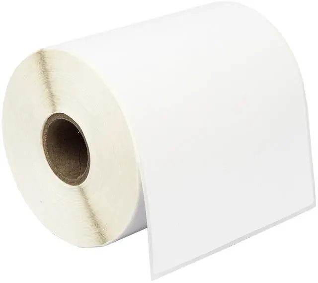 Main image of HOUSELABELS 4" x 6" Premium Freezer Labels (Service Temperature from -58F to +158F) on 1" Core Compatible with Zebra and Rollo Printers, 1 Roll / 250 Labels per Roll