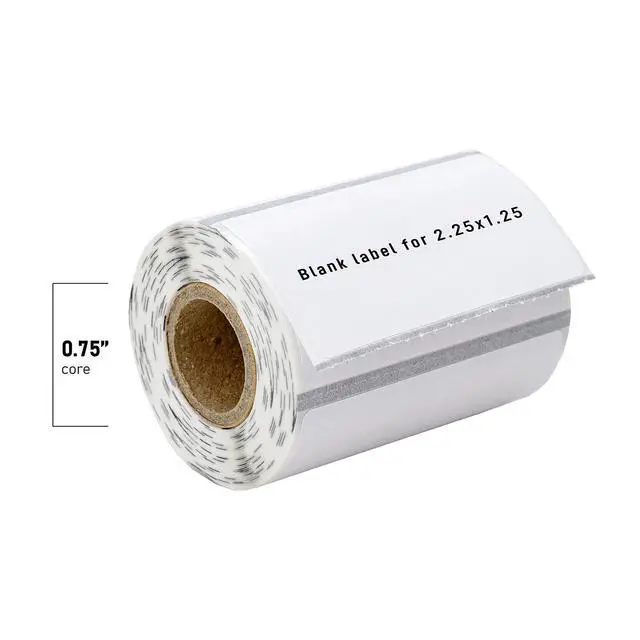 Alt view image 5 of 7 - HOUSELABELS 2.25" x 1.25" Address Labels on 0.75" Core Compatible With Zebra and Rollo Printers, 6 Rolls / 260 Labels per Roll
