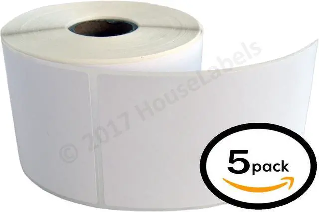 Alt view image 3 of 5 - 5 Rolls / 350 Labels ea. 2.25x4 (2.25" x 4") Direct Thermal Zebra/Eltron-Compatible -- BPA Free!