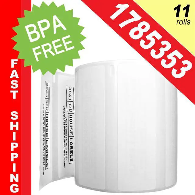 Main image of DYMO-Compatible 1785353 High Capacity Labels (3-1/2" x 1-1/8") -- BPA Free! (11 Rolls; 1,050 Labels per Roll)