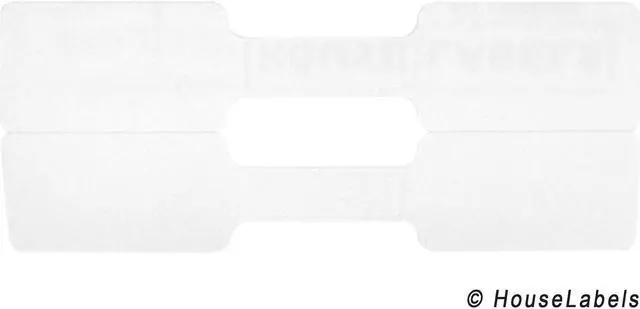 Alt view image 2 of 4 - DYMO-Compatible 30299-S Synthetic Jewelry Labels (7/16" x 2-1/8") -- BPA Free! (1 Roll; 1,500 Labels per Roll)