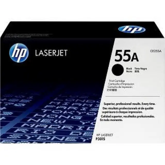 Alt view image 2 of 5 - HP 55A Black Original LaserJet Toner Cartridge f/ US Government (CE255AG)(Single Pack)