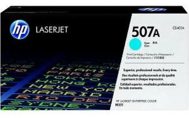 Main image of HP 507A (CE401A-G) Cyan Original LaserJet Toner Cartridge for US Government