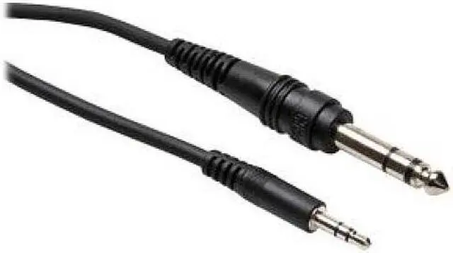 Main image of HOSA CMS-110 - Stereo Interconnect Cable Adapter 3.5 mm TRS to 1/4 in TRS - 10 ft