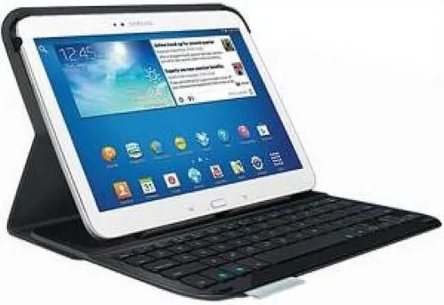 Alt view image 2 of 4 - Keyboard Folio Case Smsng Gal3