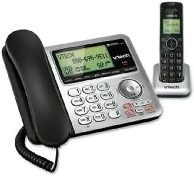 Alt view image 2 of 10 - Vtech Corded/Cordless CID/ITAD