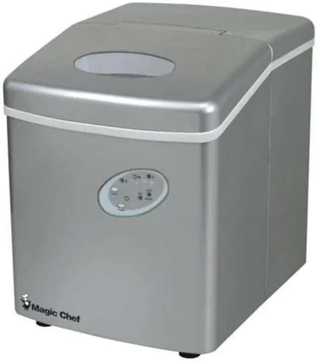 Alt view image 12 of 17 - MAGIC CHEF MCIM22TS 27-lb portable mini ice maker ,silver