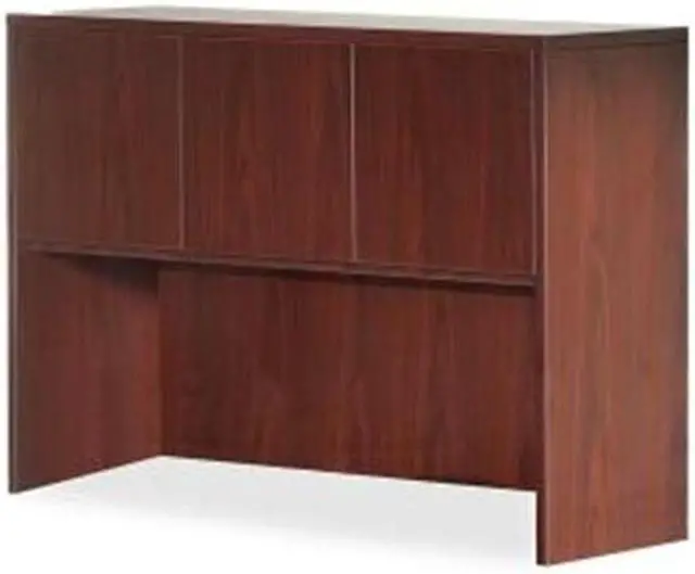 Main image of Lorell Hutch w/Doors 60"x15"x36" Mahogany 69912