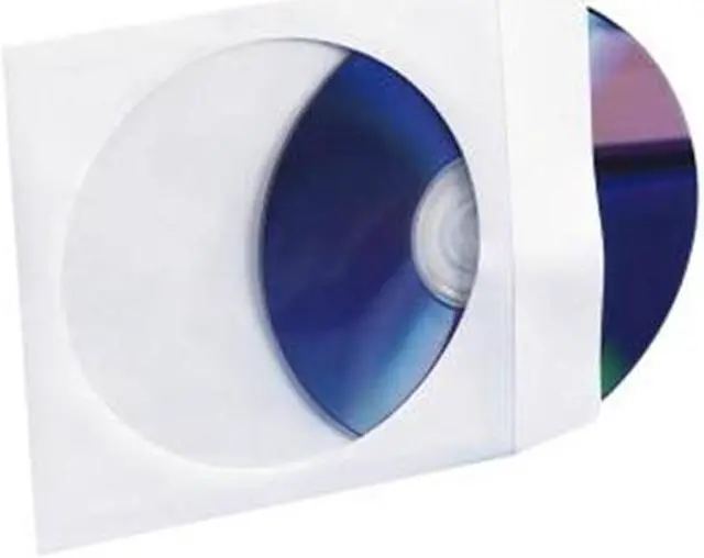 Main image of CD/DVD Window Envelopes 5"x5" 250/BX White