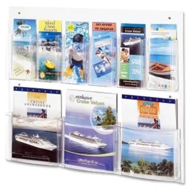 Main image of Safco Clear2c Magazine/Pamphlet Display 5666CL
