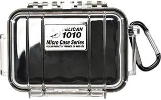 Alt view image 2 of 16 - Pelican 1010-025-110 1010 Black Micro Case W/Black Liner 4.31"x2.81"x1.62"