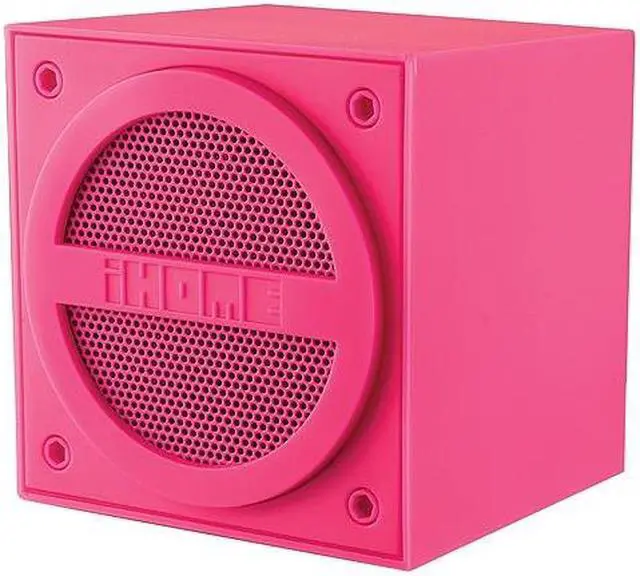Alt view image 8 of 11 - iHome iBT16PPC Mini Speaker Cube (Pink)