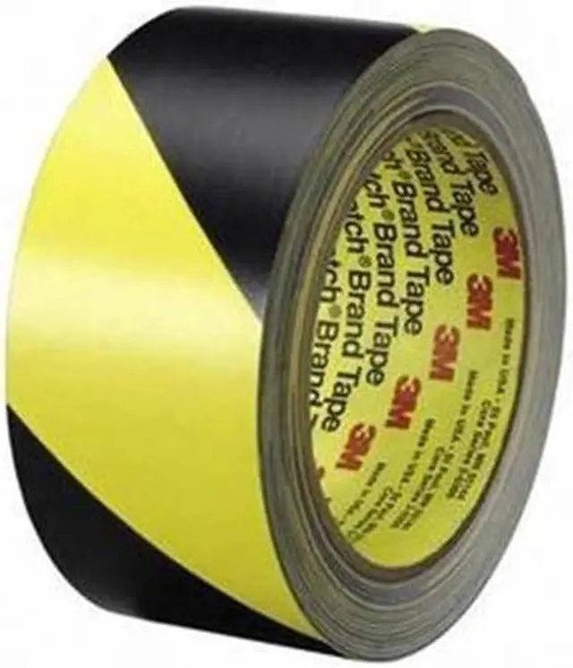 Alt view image 3 of 20 - Safety Stripe Tape 5700, 3 in X 36 Yd, Black/Yellow