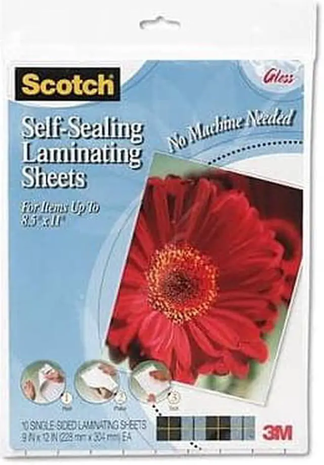 Alt view image 7 of 12 - Self-Sealing Laminating Sheets, 6.0 mil, 8 1/2 x 11, 10/Pack
