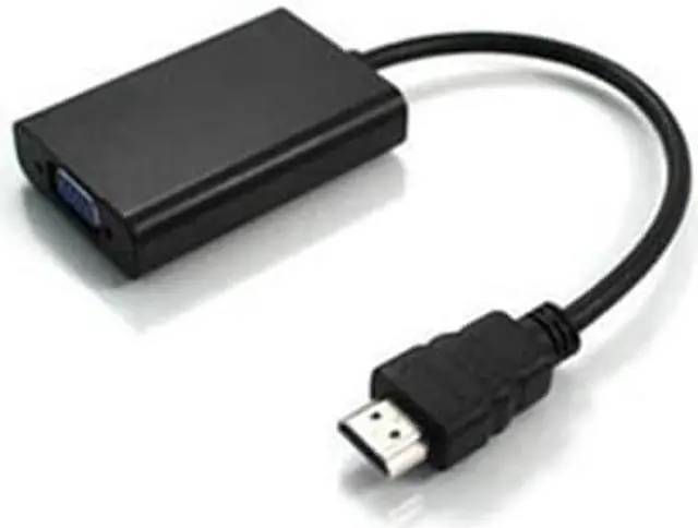 Alt view image 3 of 17 - HDMI to VGA Active Adapter Converter Cable - Male to Female