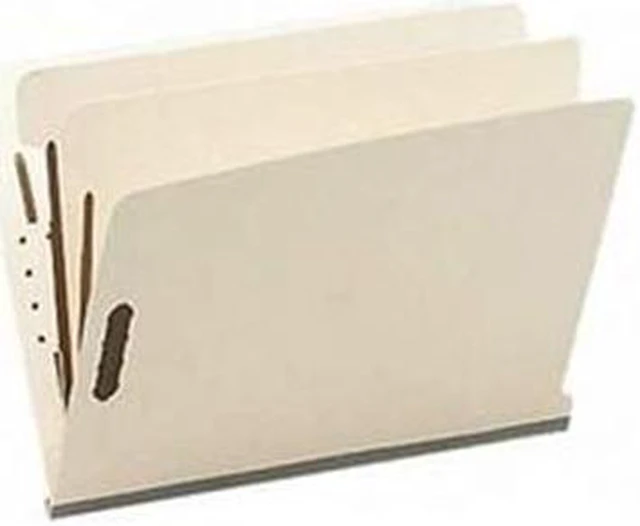 Main image of SJ Paper S59710 Top Tab Economy Classification Folder - 8.50" Width x 14" Length Sheet Size - 6 Dividers - Manila - 25 / Box, 1 Box
