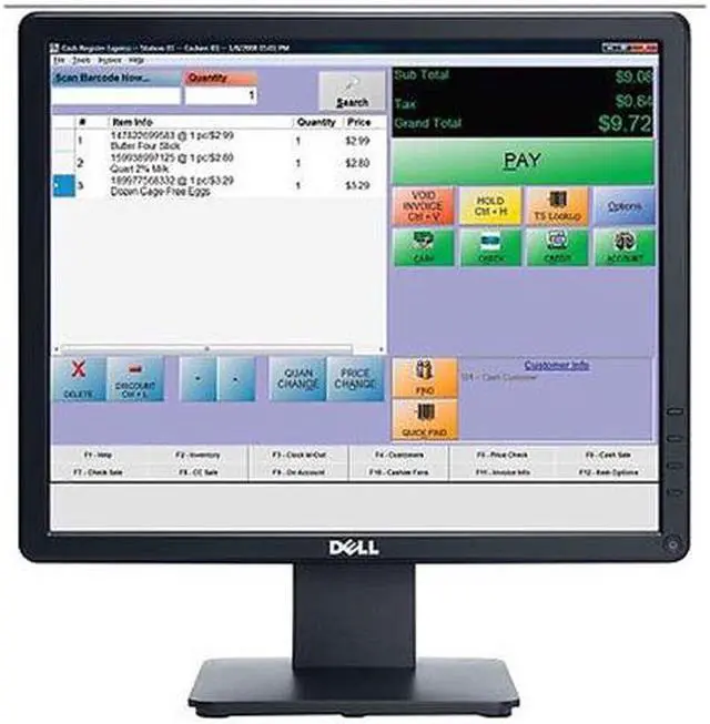 Alt view image 3 of 20 - DELL E1715S 17" 1280x1024 LED-Backlit LCD Display Monitor