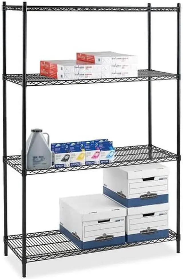 Alt view image 3 of 15 - LORELL Industrial Wire Shelving (LLR69140)