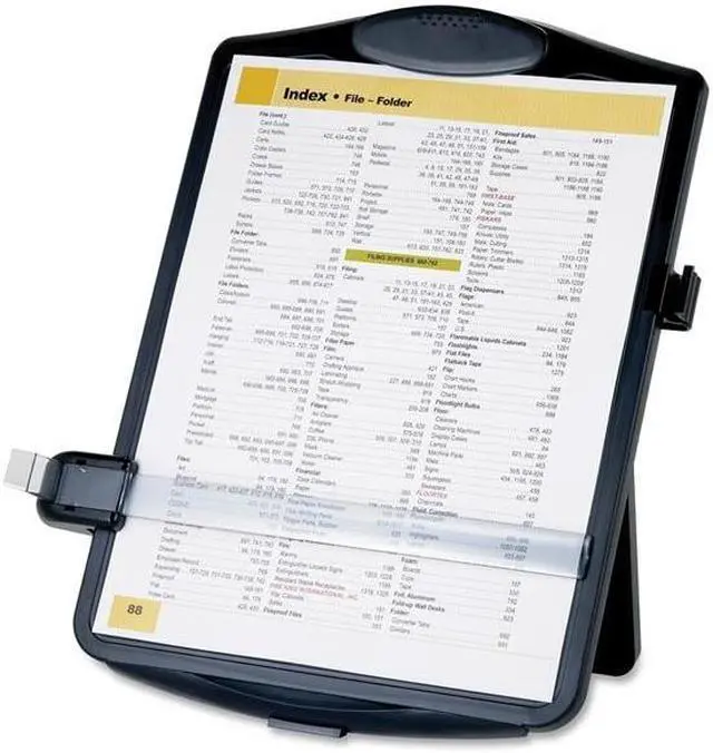 Alt view image 5 of 8 - Easel Document Holders, Adjustable, 10"x2"x14", Black