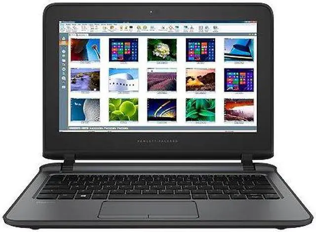 Alt view image 12 of 13 - HP Laptop ProBook Intel Celeron 3205U 4GB Memory 500GB HDD Intel HD Graphics 11.6" Non-Touch Screen Windows 7 Professional 64-Bit with Windows 8.1 Pro License 11 EE G1