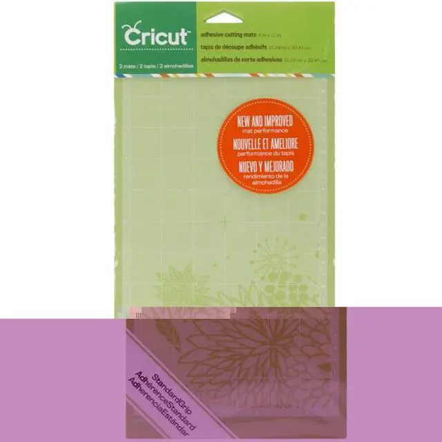 Alt view image 3 of 3 - Cricut StandardGrip Adhesive Cutting Mat Green | 2 Mats 12"x6" 2001972