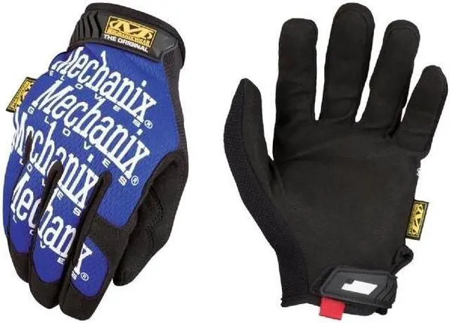 Alt view image 7 of 14 - Mechanix Wear The Original Work Gloves Blue/Black Large MG03010