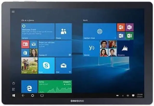 Alt view image 3 of 9 - Samsung Galaxy TabPro S SM-W703NZKAXAR 12.0-Inch Intel Core M3 6Y30 (0.90 GHz) / 4GB RAM 128GB SSD/ Windows 10 Pro Tablet (Black)