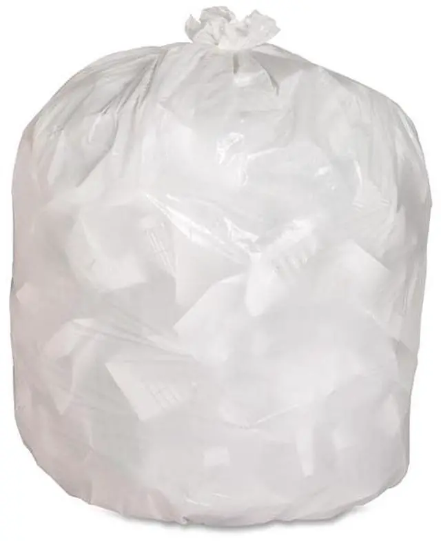 Alt view image 3 of 18 - Genuine Joe Heavy-Duty Trash Bags .8 Mil 13 Gallon 24"x31" 150/CT White 02312