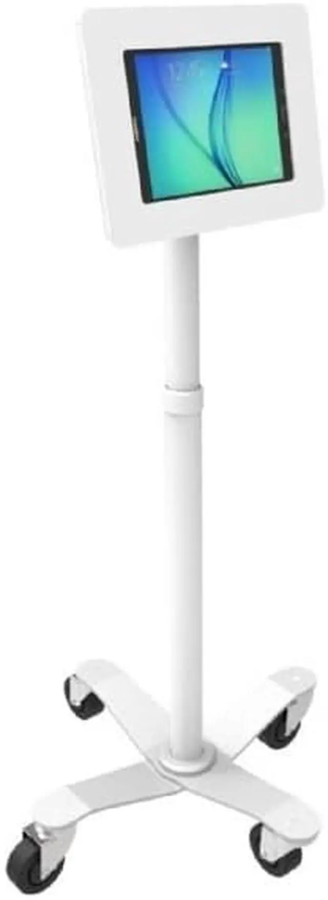 Alt view image 2 of 15 - Compulocks Group MCRSTDW RISE ROLLING KIOSK STAND WHITE