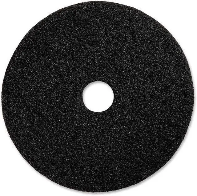 Alt view image 2 of 6 - Genuine Joe Floor Stripping Pads 20" 5/CT Black 90220