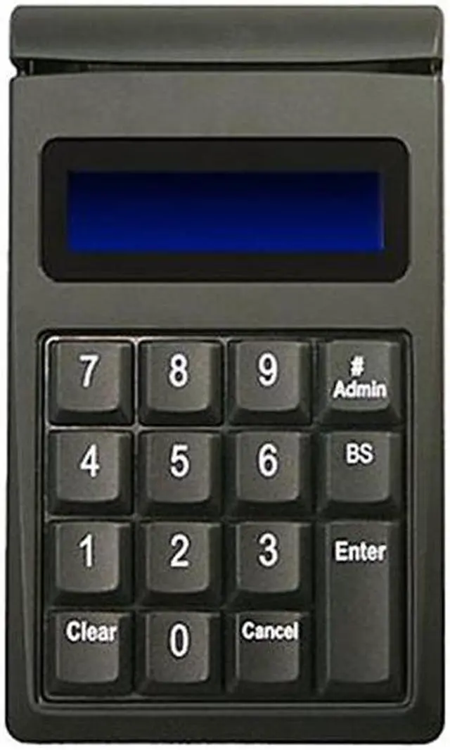 Main image of ID Tech IDKE-534833BL SecureKey M130 Encrypted Keypad w/ MagStripe Reader - USB