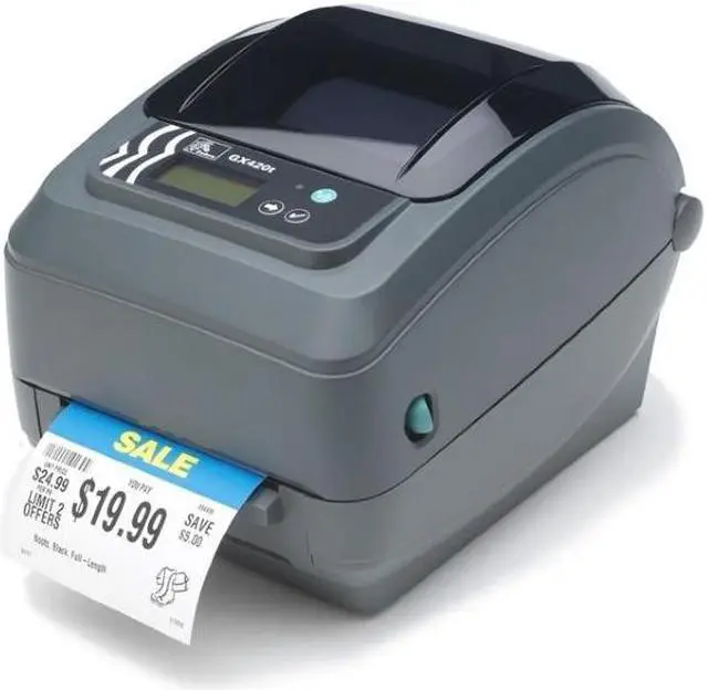 Main image of Zebra GX420t Thermal Transfer Barcode and Label Printer, USB, Serial, Ethernet - GX42-102411-150