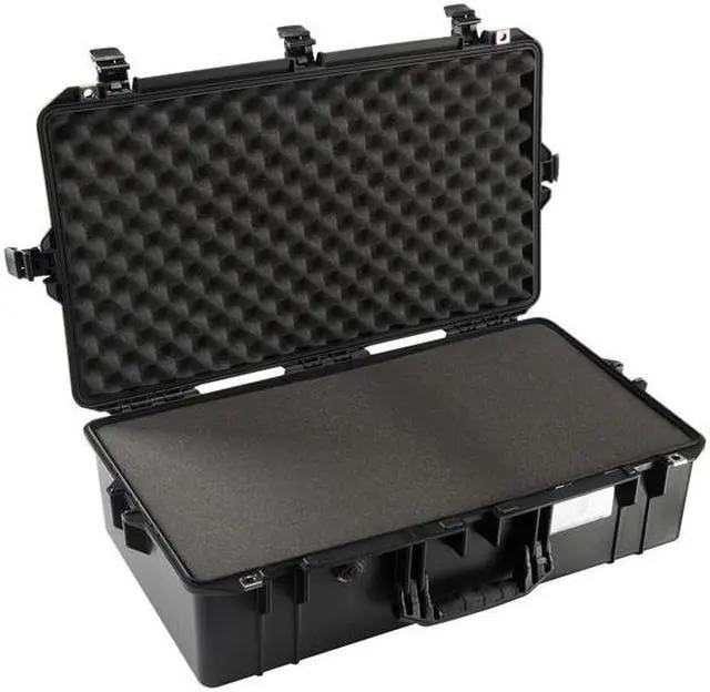 Alt view image 3 of 17 - Pelican 1605 Air Case with Foam, Black #016050-0000-110