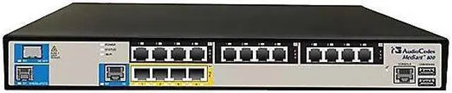 Alt view image 2 of 3 - Audiocodes M800B-V-1Et-4L Telephony Gateway