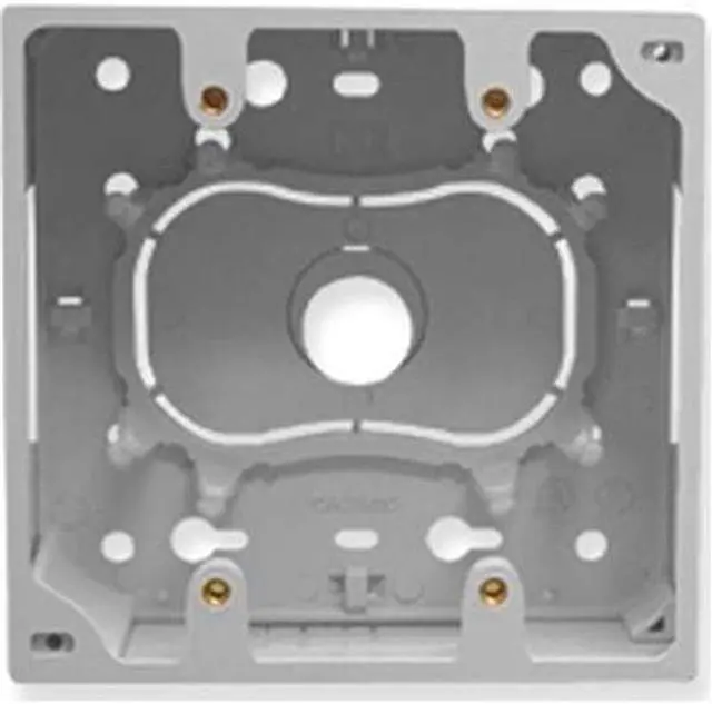 Alt view image 2 of 3 - JUNCTION BOX, 2-GANG, WHITE