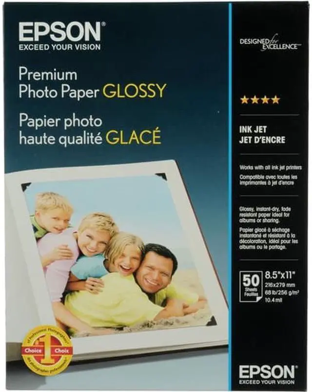 Main image of Epson - S041742 - Epson Premium Inkjet Photo Paper - 96% Opacity - 16 x 100 ft - 69 lb Basis Weight - High Gloss - 1 /