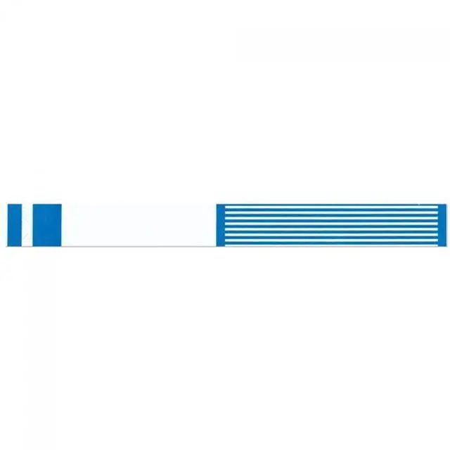Main image of Zebra 10006995-2K 1" x 11" Z-Band Direct Wristband (Blue) Labels - 1 Case (6 Rolls)