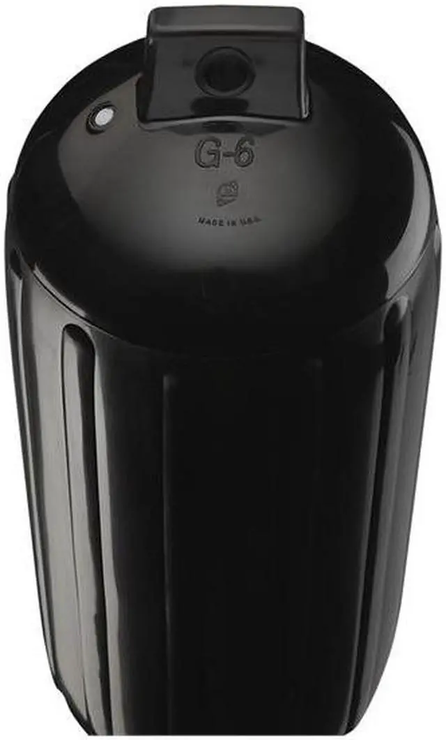 Main image of Polyform G - 6 Twin Eye Fender 10.5 x 30 - Black with Air Adaptor - G-6-BLACK